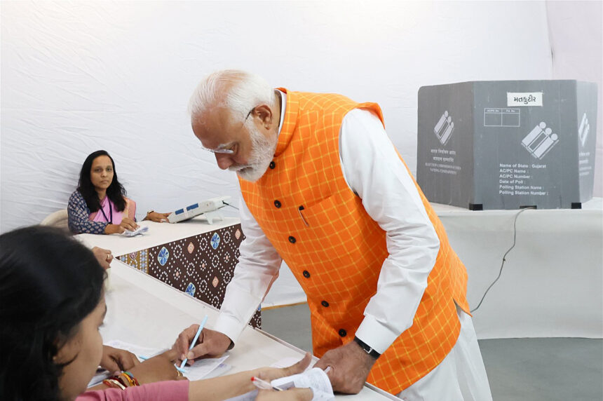 “India’s Election Process Is An Example For World’s Democracies”: PM Modi After Casting His Vote