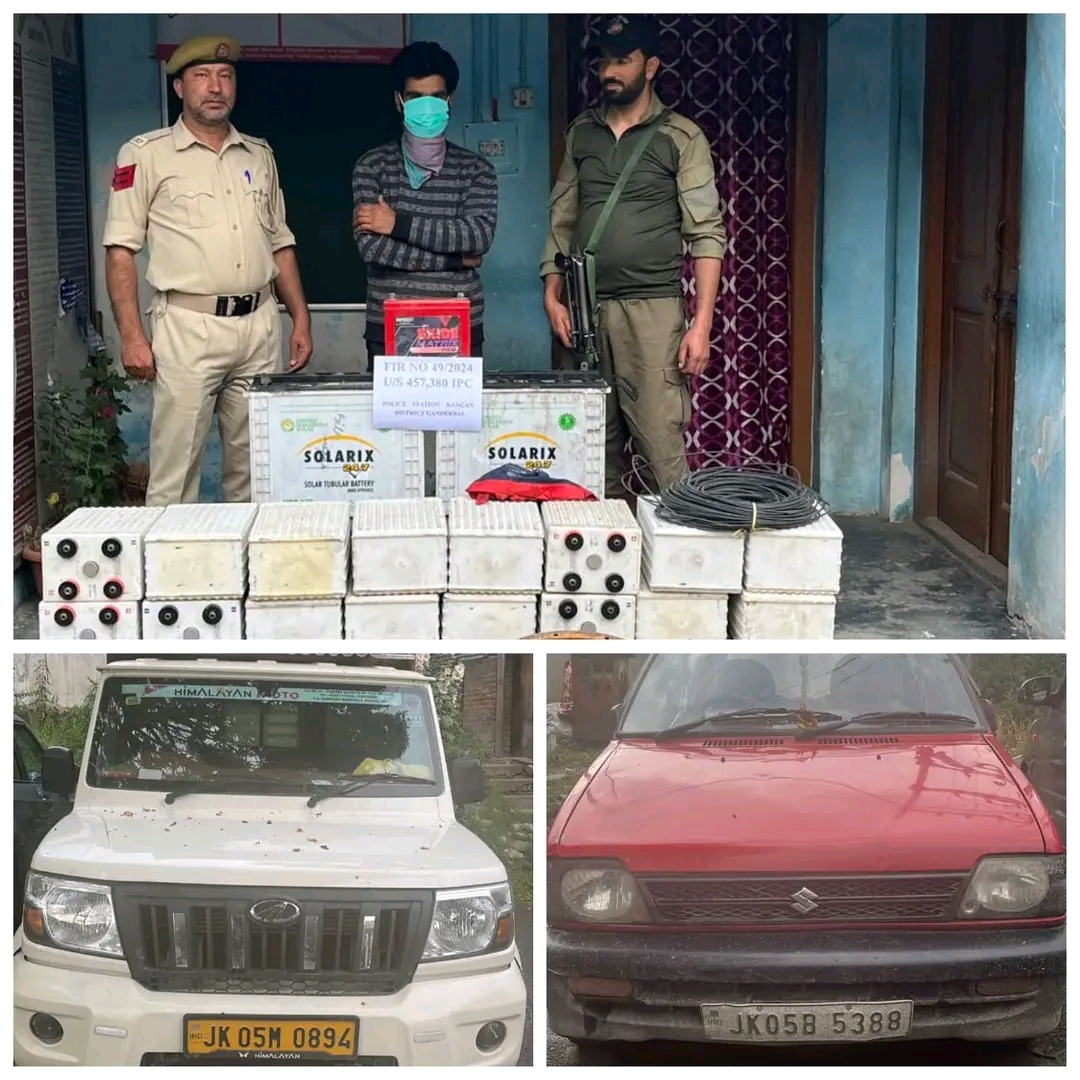 Police solves theft case in Ganderbal; accused arrested – Rising Kashmir