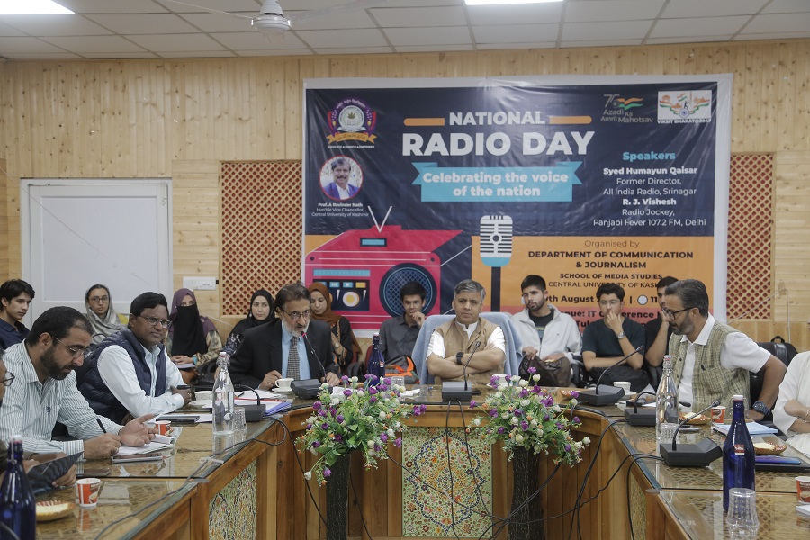 CUK’s DCJ marks National Radio Day Rising Kashmir